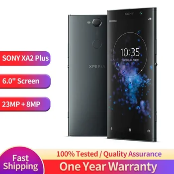 Sony-Оригинален мобилен телефон Xperia XA2 Plus, восьмиядерный, Android, 4G LTE, 6.0 