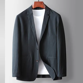 Lin2720-Вълнен бизнес костюм за мъже