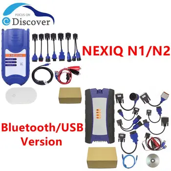 NEXIQ USB Линк N1/N2 Версия на Bluetooth/USB За Дизел Детектор на Неизправности на Тежки Камиони Multi Heavy Duty Scanner Error