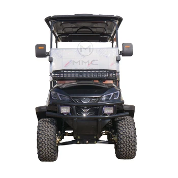 Сертифициране CE 4-Местен Електрически количката с една Литиева батерия 48V 60V Cool Electric Golf Car 2 + 2 Електрически Мини-повишаване на Оф-роуд количка за Голф