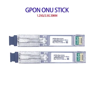 GPON SFP ONU Stick С жак MAC SC Модул DDM pon 1.25 G/2.5 G 1310 нм/1490 нм