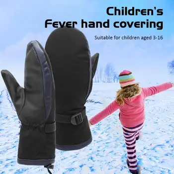 Топли ръкавици с топъл, водоустойчив Ски Ръкавици с чувствителен сензорен екран, Зареждащи се от електрическата батерия, ръкавици с топъл За