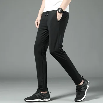 MRMT 2023, маркови летни мъжки панталони, ежедневни панталони на тънки панталони с висока еластичност за мъже, издълбани панталони