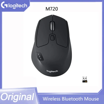 Logitech M720 Триатлон богат на функции за Безжична Мишка Bluetooth Usb Обединява Приемника 1000 dpi 8 Бутони За Преносимите КОМПЮТРИ Mac Ipados