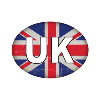 Овална Табелка за обединеното кралство Британският Евро Стикер Великобритания Броня Със Защита От избледняване И Водоустойчив Кола Овални Етикети Великобритания Стикер