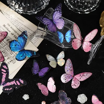 20 групи /1 лот Стикер за албума Kawaii Колекция от пеперуди, за да проверите за scrapbooking, Планер декоративни канцеларски материали, стикер
