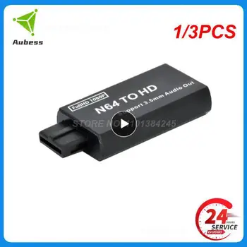 1/3ШТ Игрова конзола N64-съвместим Конвертор HDMI Адаптер Plug and Play за SNES /NGC/SFC Адаптер с Аудиовыходом 3,5 мм