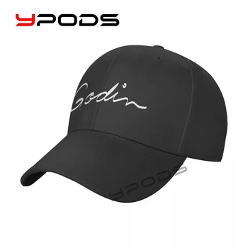 Модерна шапка с логото на Godin Guitars, бейзболни шапки, унисекс, регулируема мъжки улични шапки