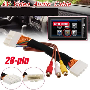 28-пинов AV-видео-аудио кабел за главата устройства Toyota/Lexus Touch 2 и Entune Monitors