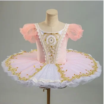 Балетната поличка Професионални Балетное рокля за момичета, Розова Синята облекло за изказвания, Балерина, Балетное рокля за момичета, жени
