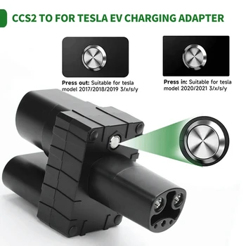 CCS2-Адаптер за Зарядно устройство за Електрически автомобили Tesla 400A зарядно устройство за постоянен ток за електромобили CCS2-Преобразувател на TPC За Подробности Tesla Model 3/X/S/Y