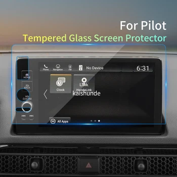 За HONDA Pilot 2023 Протектор на екрана от закалено стъкло, Защитно фолио Панел Carplay Медии Видео Автомобил Аксесоари за интериора на колата