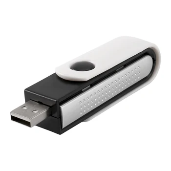 USB йонна Кислороден бар Освежители за въздух йонизатор за Пречистване на лаптоп Черен + бял