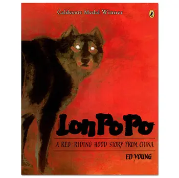 Milu Оригиналния английски Lon Po Po: историята на Червената Шапчица от Китай, книжка с картинки за медал Калдекотта