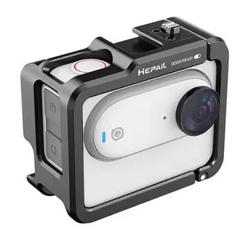 Insta360sGo 3 Защитна Рамка Ударопрочная Здрава Метална Клетка За Камера Каркасный Калъф За Аксесоари За Камери Защитна Рамка Аксесоар