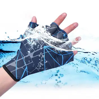 Полезни ръкавици за гмуркане, приятни на допир ръкавици за плуване, непромокаеми ръкавици за тренировки по плуване, удобни шпатули за гмуркане