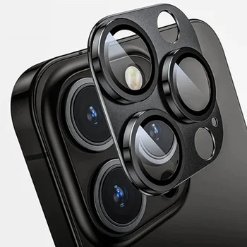 Метален Защитен Калъф за Обектива на Камерата за iPhone 14 13 11 15 Pro Max 12 Mini 14 Plus 14Pro 15Pro IPhone14 IPhone15 i14 i15 Делото