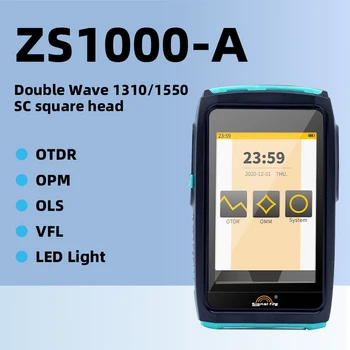Signalfire ZS1000A OTDR Оптичен Тестер 1310 1550 nm Оптичен Рефлектометр Временна Областта на 32/30 db Със Сензорен Екран
