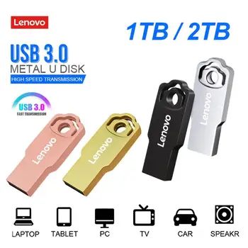 Lenovo 2TB Pen Drive USB Флаш-Диск 1TB 3.0 512GB 256GB 128GB Водоустойчив Карта Спецификацията за USB Memoria Безплатна Доставка