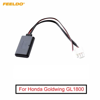 FEELDO 1бр Автомобилен 3PIN CD Безжичен Модул Bluetooth аудио вход Aux Кабел-Адаптер за Honda Goldwing GL1800/F6B Aux Wring