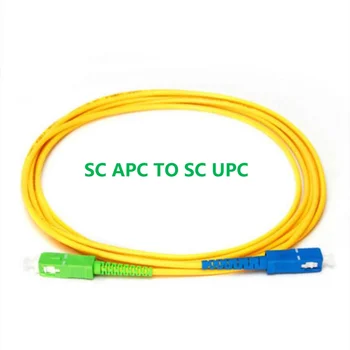 20pcs SC/APC, SC/UPC Оптичен Пач Кабел Кабел Симплексный FTTH SM Однорежимный 1 м/2 m/3 m/5 m/10 m от Оптични влакна Скок 2,0 мм или 3,0 mm
