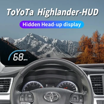Yitu HUD приложим скрит проектор скоростта на показване на изображения, специално модифицированному за модели на Toyota Highlander 09-21