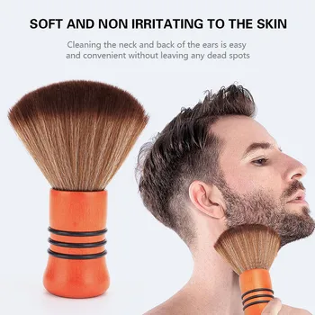 Професионална мека фризьорски салон четка за избърсване на шията и лицето, четка за салонной подстригване, четка за коса, инструменти за оформяне на косата