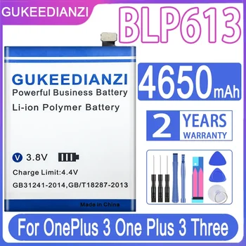 Батерия GUKEEDIANZI BLP613 BLP 613 за OnePlus3 One Плюс 1-A0001 2 3 Three 3T 5/5 T в n100 BE2011 за OnePlus 1 + 3 + Безплатни инструменти