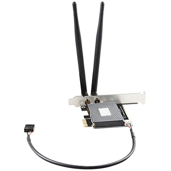 MINI PCIE Тенис на Wifi Адаптер PCI-E X1 Безжичен WiFi Мрежов Адаптер Конвертор Карти Поддръжка на Bluetooth за PC
