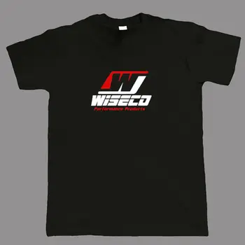 Нова мъжка черна тениска с логото на Wiseco Performance Piston