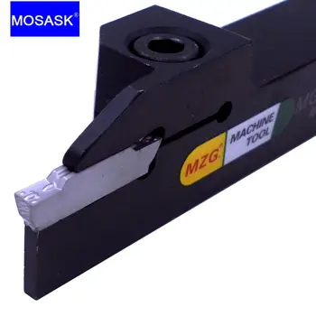 MOSASK MGEHR 10 12 16 мм Струг резцедержатель с ЦПУ MGMN Видий плоча За подслушване машини Стругове инструменти за изрязване на канали