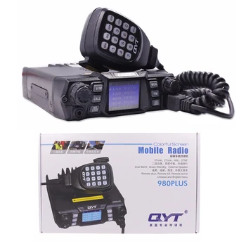 QYT KT-980 plus Автомагнитола За автомобилния закрепване Двухдиапазонная 136-174 Mhz 400-470 Mhz УКВ Четырехъядерная Резерв на Мобилна радиолюбительница KT-980Plus