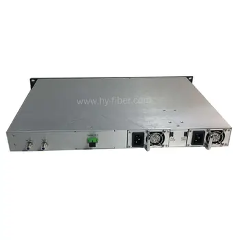 Оптичен Усилвател за CATV 1550nm EDFA 17dBm FC/APC оптични Влакна, Порт с Двоен Източник на захранване 220V или 48V