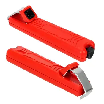 Кабелен нож За източване на кабели Инструменти За източване на Пластмасови химикалки Диаметър 8-28 mm PVC Нож Ел. Регулируем Нож За източване кабел
