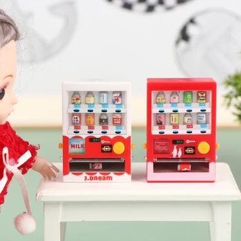 1БР Куклена къща, Аксесоари за дома Мини-модел на машина за приготвяне на напитки, декори за сцени на снимане Аксесоари за кукли