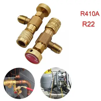 Течността, работещи Предпазен Клапан R410A R22, за да проверите За Хладилен агент Климатик Климатик на Кола 1/4 