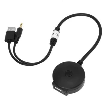 Авто Безжична Bluetooth аудио кабел-адаптер за музика AUX и USB за BMW Mini Cooper