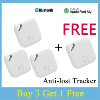 Bluetooth GPS Тракер Smart Air Tag Mini Child Пет Finder Ключ Анти-изгубен Локатор Сот За Система на Apple IOS Find My App