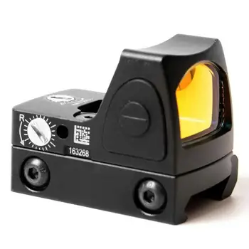 Тактическа мини-оптичен мерник RMR Red Dot, Коллиматорный рефлексология очите, подходящ за 20 мм Уивър За лов на открито