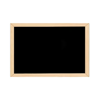 Двустранен черна дъска Дървени занаяти Дървената рамка е Малка Черна дъска за писане обяви Декорация на дома Списък занаяти собствените си ръце,