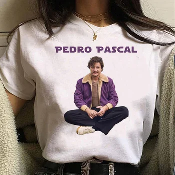 Тениски Pedro Pascal, дамски графична градинска дрехи, топ за момичета, harajuku manga, дрехи 2000-те години