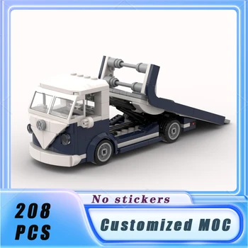 Класически Автомобил MOC T1 - Little Man Ratio Строителни Блокове Модели Тухли Комплекти За Монтаж на Дисплея Детски Играчки, Подаръци