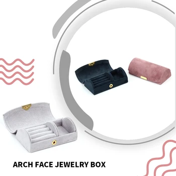 Ковчег За Бижута Arch Face Package Кутия Здрав Държач За Съхранение На Пръстени, Огърлица