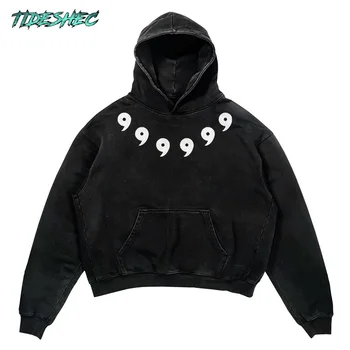 2024 Мъжки hoody с лого в стил хип-хоп, hoody с качулка, памучен градинска облекло Harajuku, мъжки дрехи, блузи.