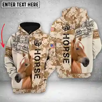 Мъжки блузи с 3D-принтом Jumeast Horse, камуфляжные свитшоты с качулка за планински говеда, дизайнерски дрехи за лов на пилета, Дизайнерски дрехи