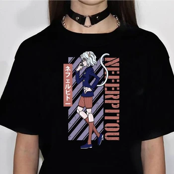 Тениска Hunter x Hunter Killua, дамски градинска облекло, тениски, дамски дрехи в стил харадзюку с графичен дизайн