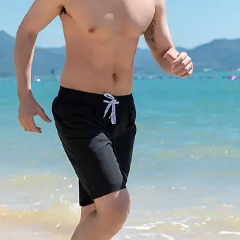 Модерен Мъжки Къси Панталони С Джобове, Бързо Съхнещи Шорти За Бягане, Мъжки Ежедневни Плажни Къси Спортни Панталони