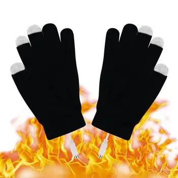 Ръкавици с топъл, женски мъжки ръкавици със сензорен екран, топли ръкавици за студено време, зимни ръкавици за езда на мотоциклет с подгряване